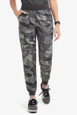 Easy Stretch By Butter-Soft™ Mila Women’s 5-Pocket Knit Waist Jogger Print Scrub Pants