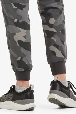 Easy Stretch By Butter-Soft™ Mila Women’s 5-Pocket Knit Waist Jogger Print Scrub Pants -Clinic Love Style PBU287PCL 7