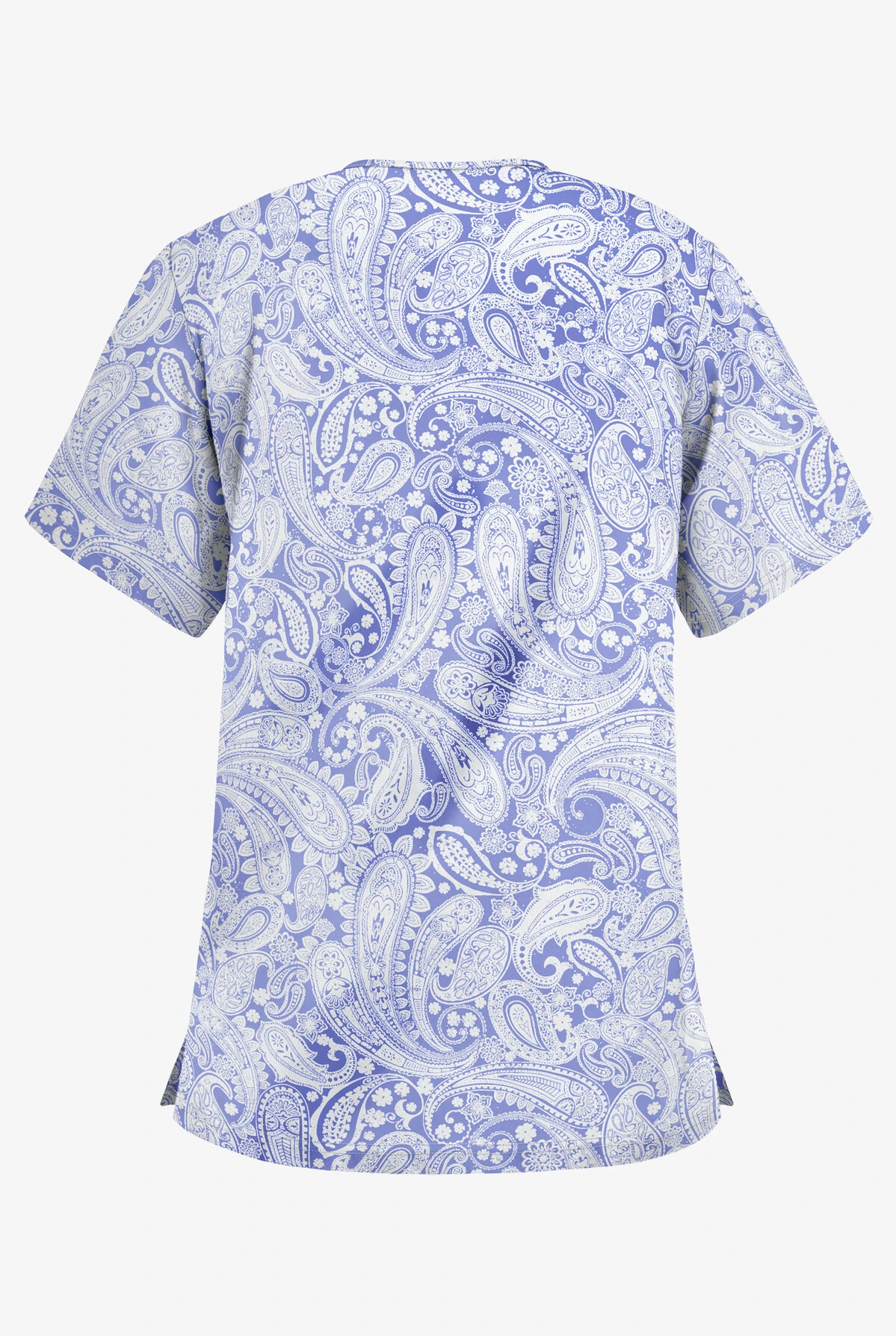 UA Best Buy Enchanting Paisley Ceil Women's 3-Pocket V-Neck Print Scrub Top 2 UA Best Buy Enchanting Paisley Ceil Women's 3-Pocket V-Neck Print Scrub Top - Image 2