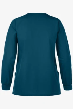 Butter-Soft Core By UA™ Women's 2-Pocket Warm-Up Scrub Jacket -Clinic Love Style PC82C CARIB 4