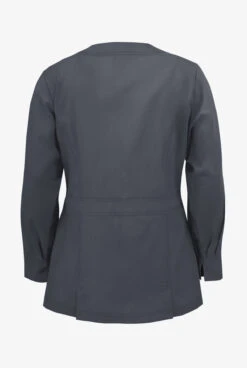 Butter-Soft Core By UA™ Ladies 3-Pocket Button Front Warm-Up Scrub Jacket -Clinic Love Style PC86C PEWTE 4