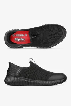 Skechers Work Women's Cessnock Slip-Ins Black Athletic Shoes
