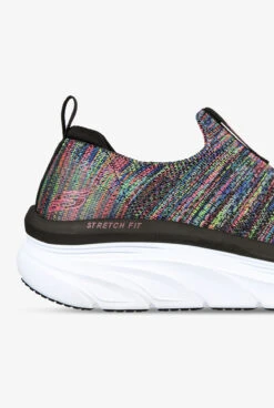 Skechers Sport Women's D'Lux Walker Rainbow Sky Black Athletic Slip On Shoes 7 Skechers Sport Women's D'Lux Walker Rainbow Sky Black Athletic Slip On Shoes -Clinic Love Style SKS149367B 4