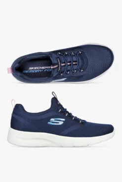 Skechers Sport Women's Dynamight 2.0 Soft Expressions Navy Athletic Slip On Shoes