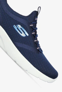 Skechers Sport Women's Dynamight 2.0 Soft Expressions Navy Athletic Slip On Shoes -Clinic Love Style SKS149693N 3 HV