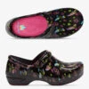 Anywear Women's SR Angel Tropical Hummingbirds Nursing Clogs