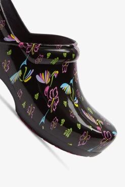 Anywear Women's SR Angel Tropical Hummingbirds Nursing Clogs -Clinic Love Style SRANTRHU 3 HV