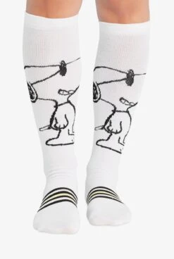 Cherokee Tooniforms Cool Feet Women's 10-15 MmHg Light Compression Socks