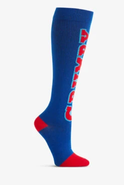 Cherokee Tooniforms Born Grumpy Men's 10-15 MmHg Light Compression Socks -Clinic Love Style TNGUBGRM 3