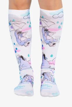 Cherokee Tooniforms Waiting For The Sun Women's 8-15 MmHg Light Compression Socks