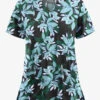 UA Butter-Soft STRETCH Happy Morning Floral Women's 2-Pocket V-Neck Print Scrub Top