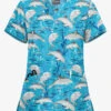 UA Butter-Soft Bahama Bay Turquoise Women's 2-Pocket V-Neck Scrub Top