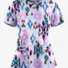 UA Butter-Soft STRETCH Varna Ikat Orchid Women's 4-Pocket Crisscross Printed Scrub Top