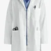 Butter-Soft Woman's 3-Pocket Notched Collared Scrub Lab Coat