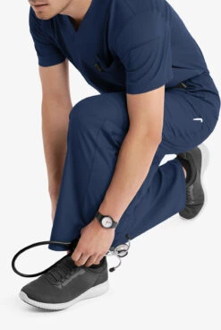 Butter-Soft Core Scrubs By UA™ Unisex 4-Pocket Cargo Drawstring Scrub Pants- New And Improved -Clinic Love Style UA331C NAVY 4