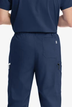 Butter-Soft Core Scrubs By UA™ Unisex 4-Pocket Cargo Drawstring Scrub Pants- New And Improved -Clinic Love Style UA331C NAVY 5