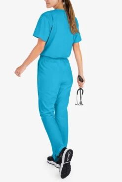 Butter-Soft Core Scrubs By UA™ Women's 2-Pocket Bootcut Elastic Waist Scrub Pants- New And Improved -Clinic Love Style UA373C TURQU 4