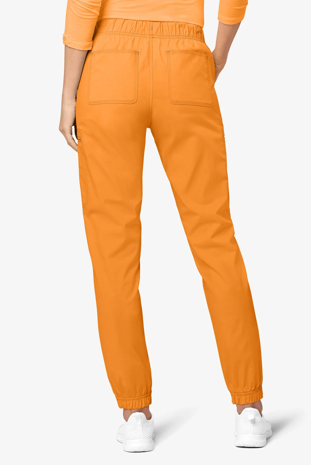 WonderWink WonderFLEX Women's 9-Pocket STRETCH Zip Cargo Jogger Scrub Pants 2 WonderWink WonderFLEX Women's 9-Pocket STRETCH Zip Cargo Jogger Scrub Pants - Image 2